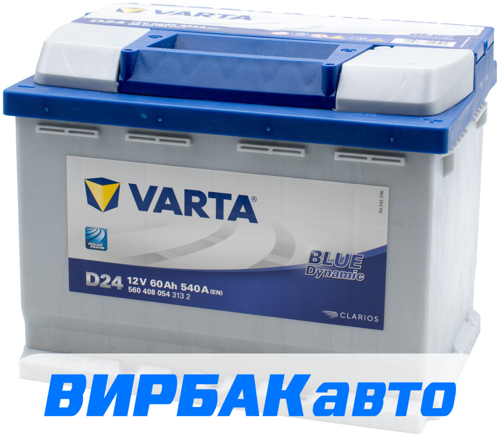 Купить Аккумулятор VARTA Blue Dynamic (D24) 60 Ач 540 А обратная ...