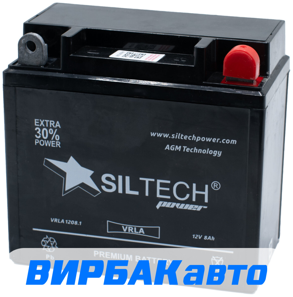 Купить Аккумулятор SILTECH VRLA 1208.1 (12N7-3B) 8 Ач 130 А обратная ...